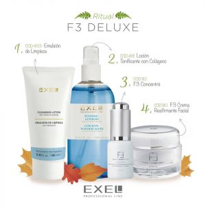 F3 EXEL DELUXE SKINCARE ROUTINE Retinol Vitamins C
